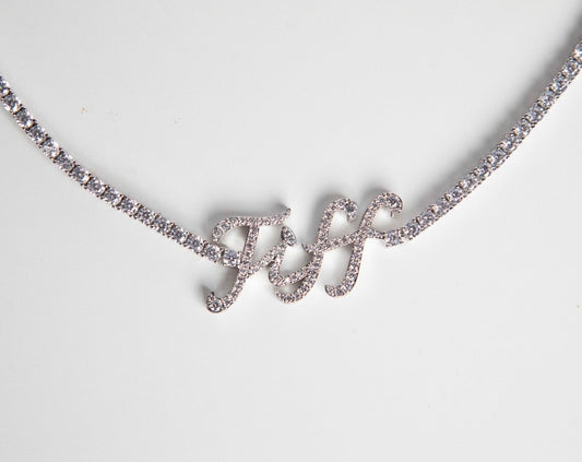 Custom Name Necklace ~ Tennis Edition - A1 Pieces 